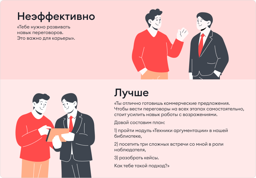 Примеры развивающего фидбека Примеры развивающего фидбека