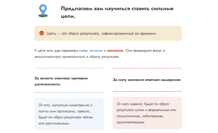 Пример верстки лонгрида: врезки, вопросы и акценты